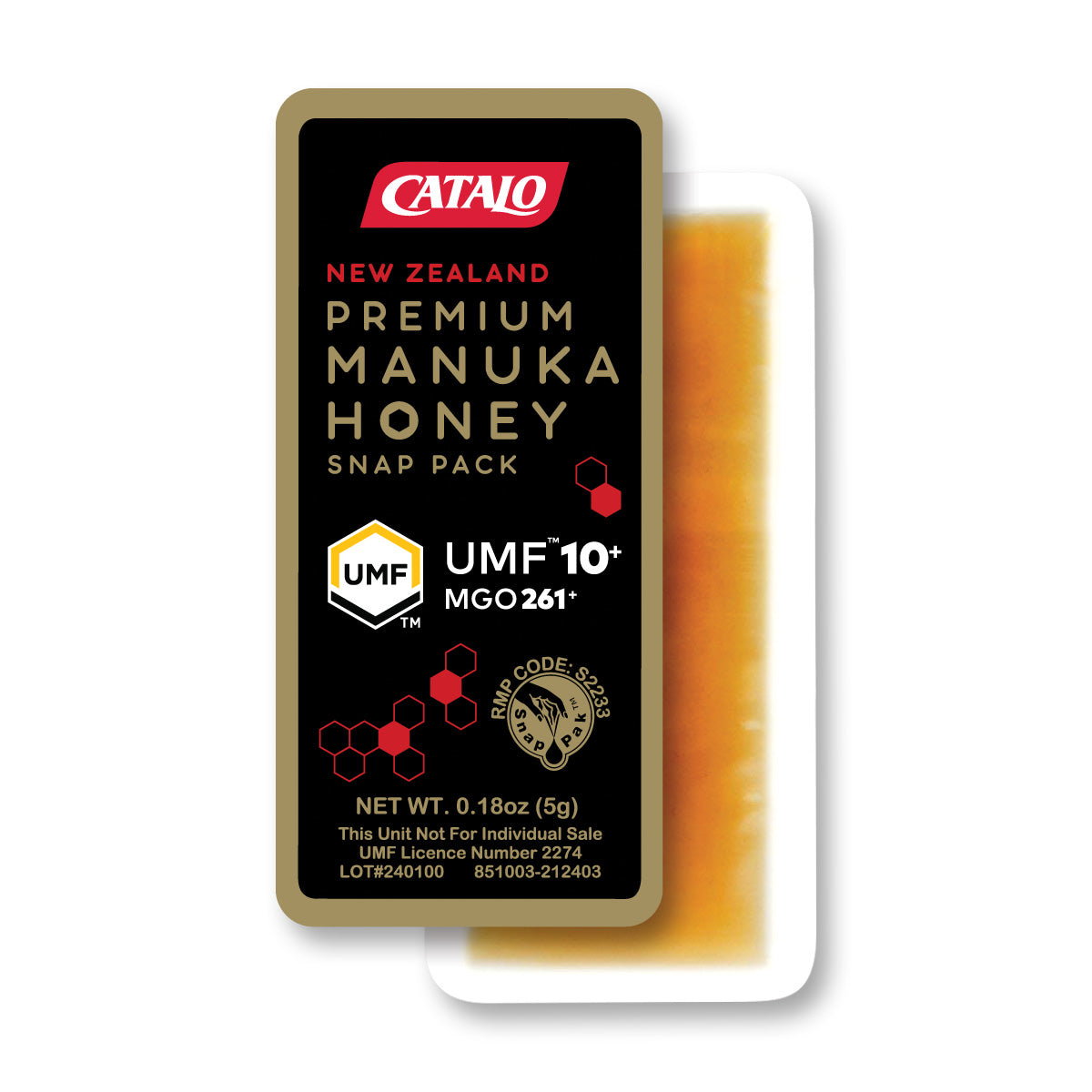 CATALO家得路活性麥蘆卡因子UMF®10+蜂蜜便攜裝,改善消化,提升抵抗力,抗氧化,適合養生人士。